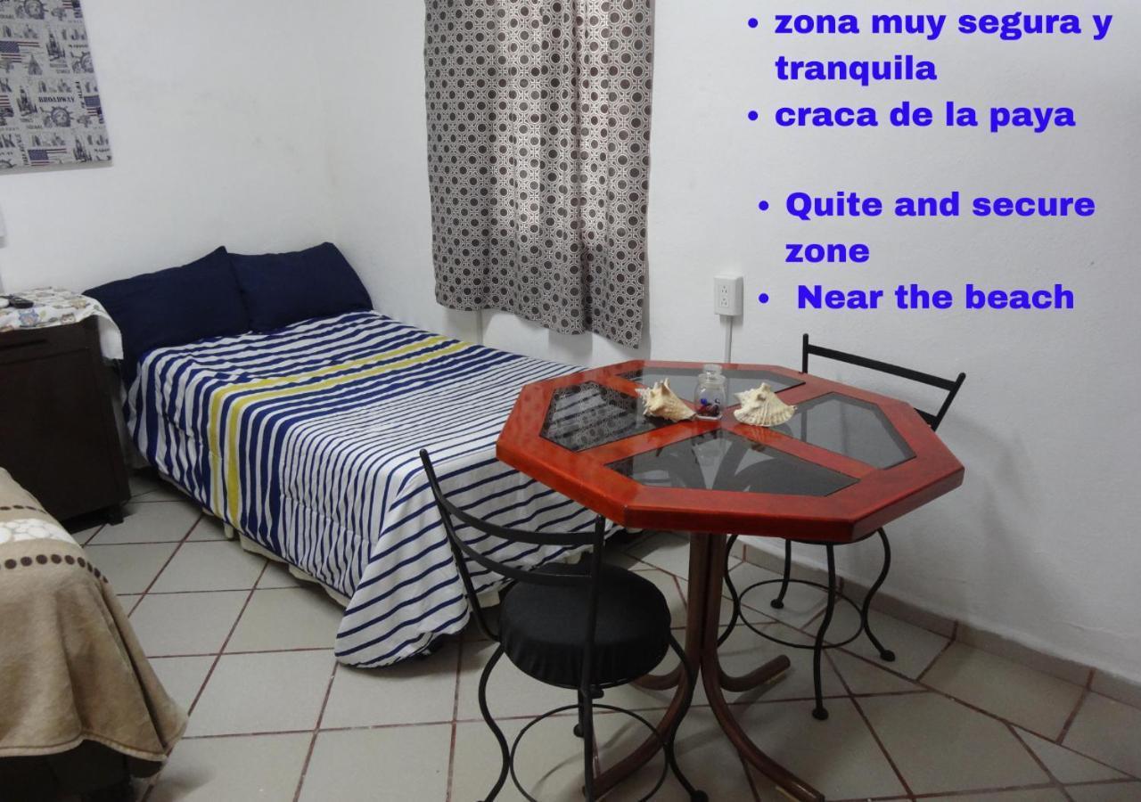 Habitaciones-cómodas-aire-wifi-tv-cerca de playa-!!excelente precio ii Manzanillo Exterior foto